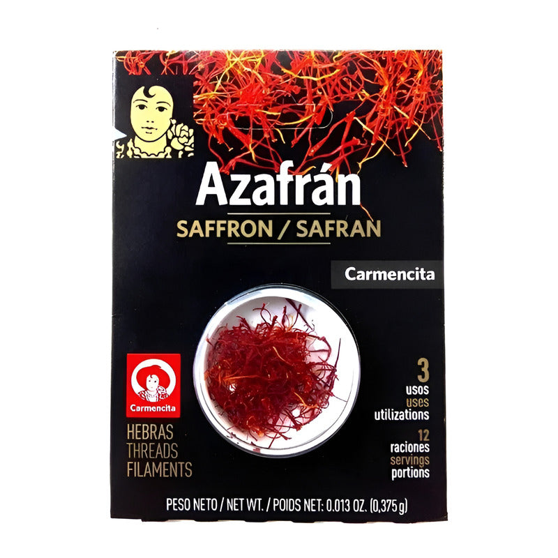 Azafrán En Hebras Carmencita 0.375g España !