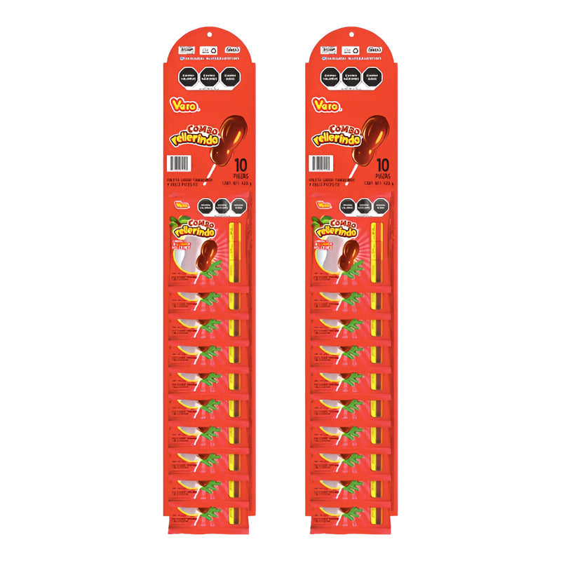 Paletas Vero Rellerindos Tamarindo 10pzas