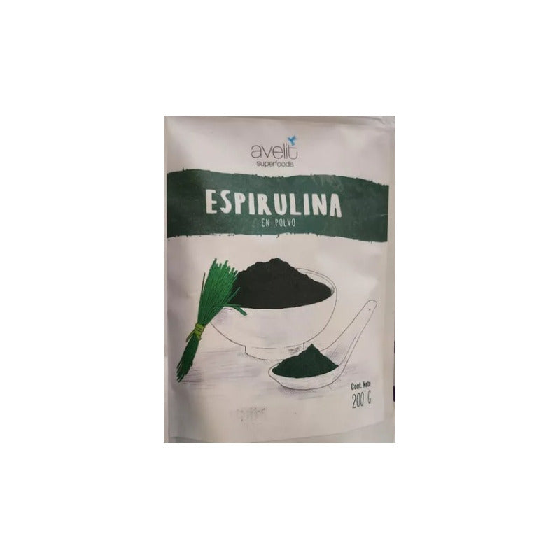 Espirulina En Polvo Avelit Superfoods 200 G