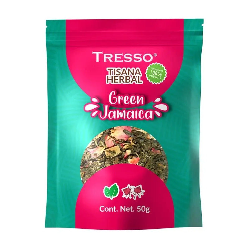 Té Tresso Tisana Herbal: Green Jamaica En Hebras 50 g