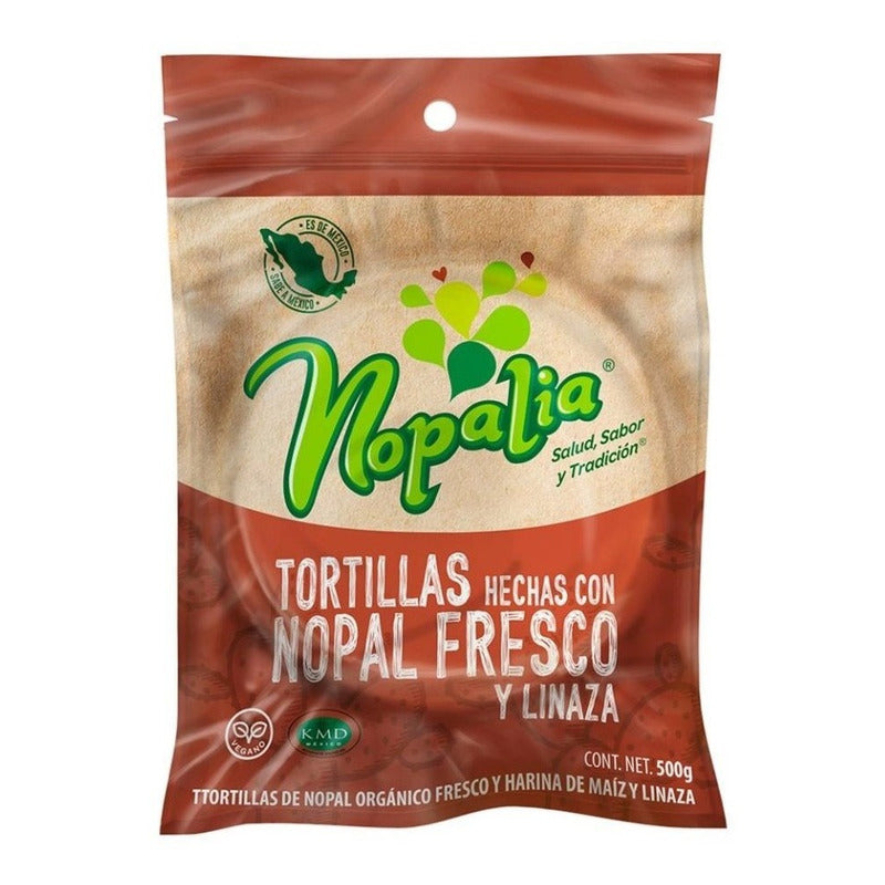 Tortillas De Nopal Con Linaza 2kg