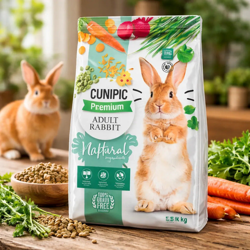 Cunipic Premium Alimento Para Conejo Adulto, 5 Kg