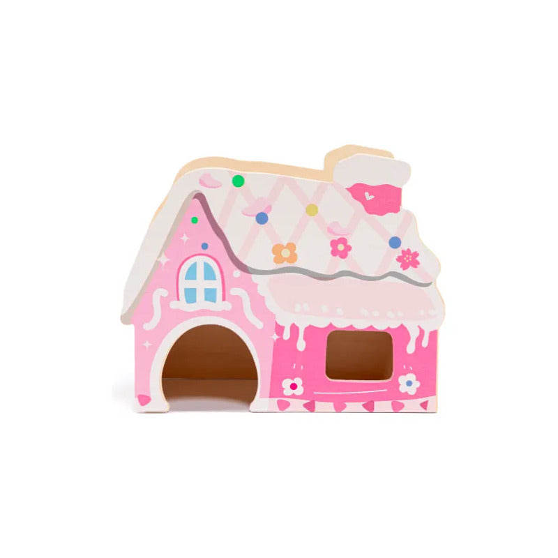 Candy House Escondite Diseño Casa De Caramelo Para Roedores