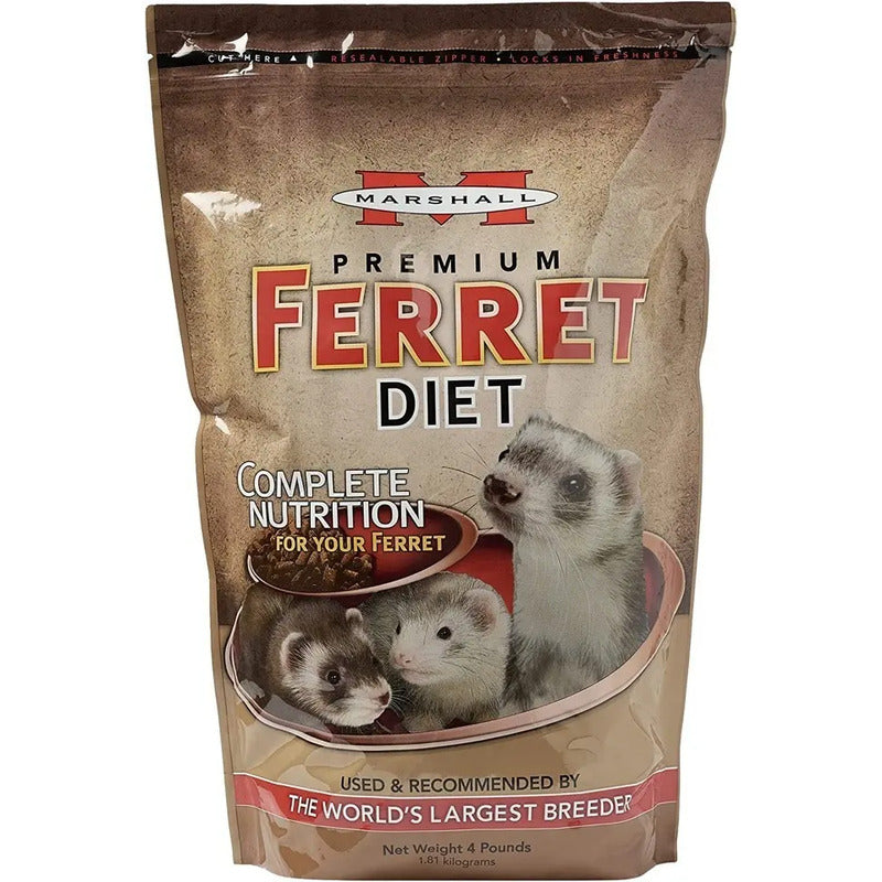 Alimento Hurón Súper Premium Marshall Ferret Diet Gde 1.8kg