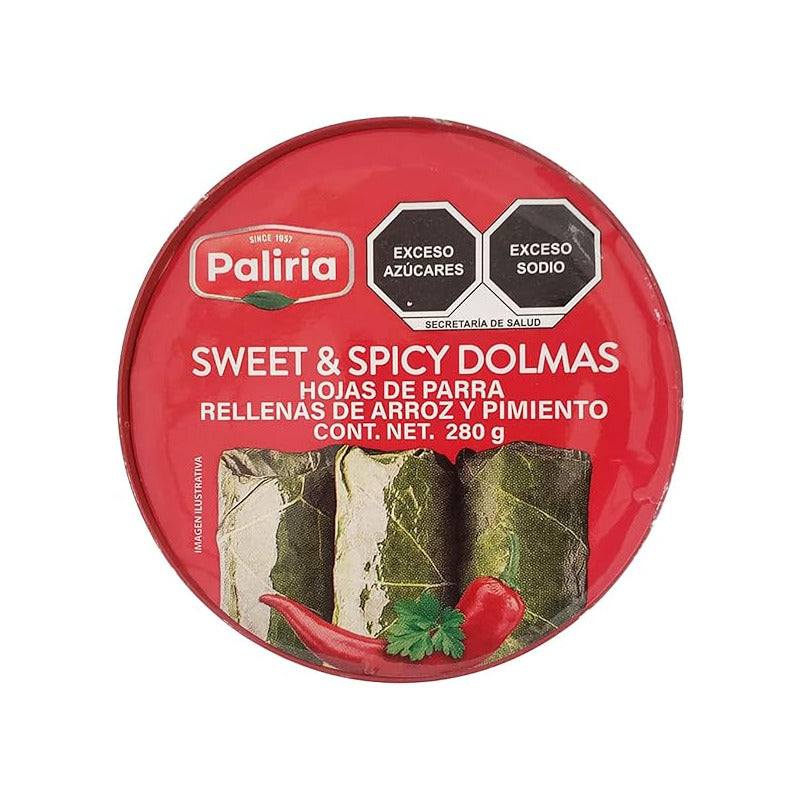 Hojas De Parra Rellenas De Arroz Y Pimiento 200g (2pzs)