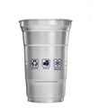 Vaso De Aluminio 10piezas De 20oz Plata Aluminio