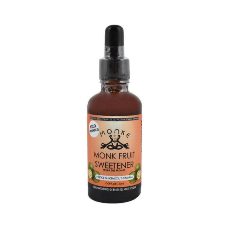 Endulzante Líquido Monke De Fruto Del Monje 50ml 10pzas