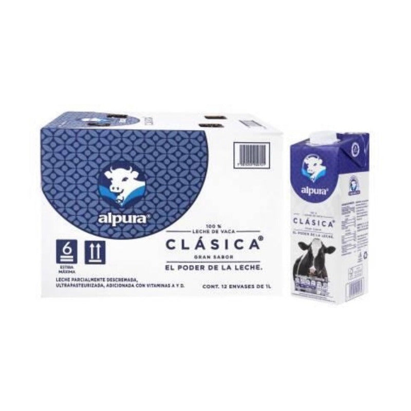 Leche Alpura Clásica De 1l (12piezas)