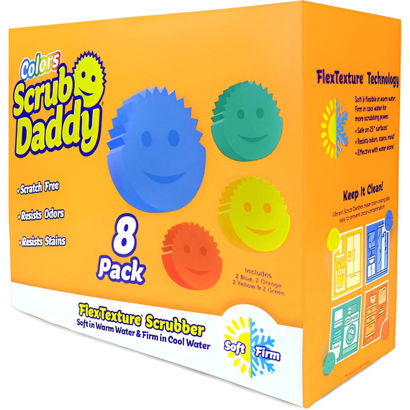 Scrub Daddy 8 Colores Pzas