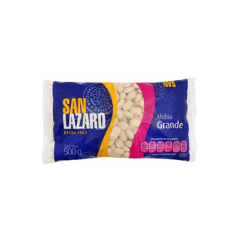 Alubia Grande San Lázaro De 500g C/u (4piezas)