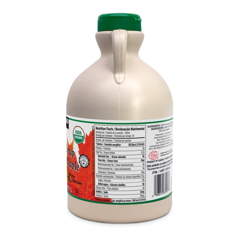 Jarabe De Maple Orgánico 1 L Kirkland