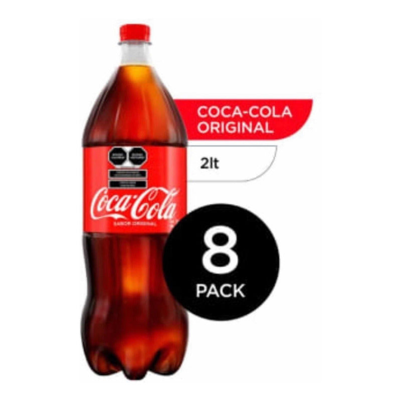 Refresco Coca Cola 8 Pzas De 2l