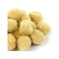 Mercería Pom Poms De 50mm Color Beige 1 Paquete Con 30pz