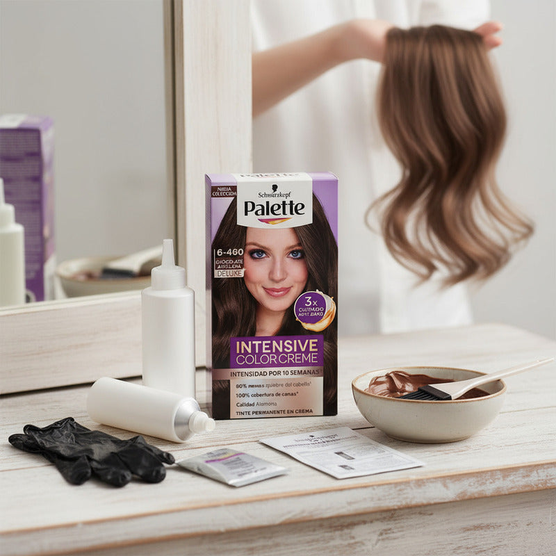 Tinte P/ Cabello Palette 6-460 Chocolate Avellana 6pz D 50ml 6-460 Chocolate Avellana