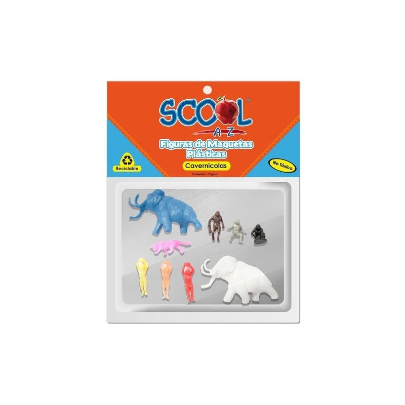 Figura Maqueta Cavernicola Scool