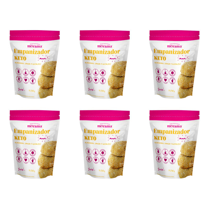 Empanizador Morama Almendra, Linaza, Ajonjolí 6 Pz De 250g