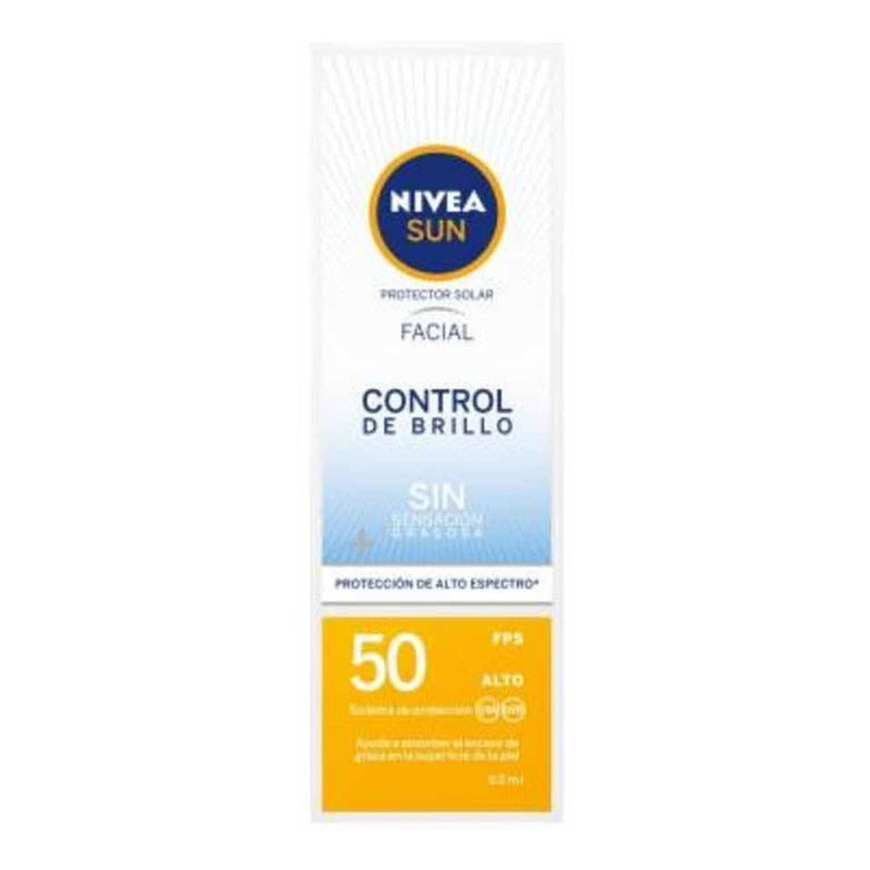 Protector Solar Nivea Sun Facial Control De Brillo Fps 50