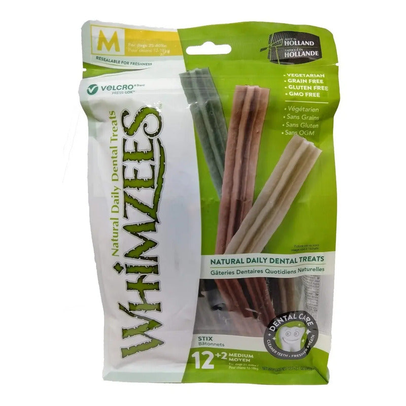 Premios Para Perros Whimzees Barra Mediano 12 Piezas