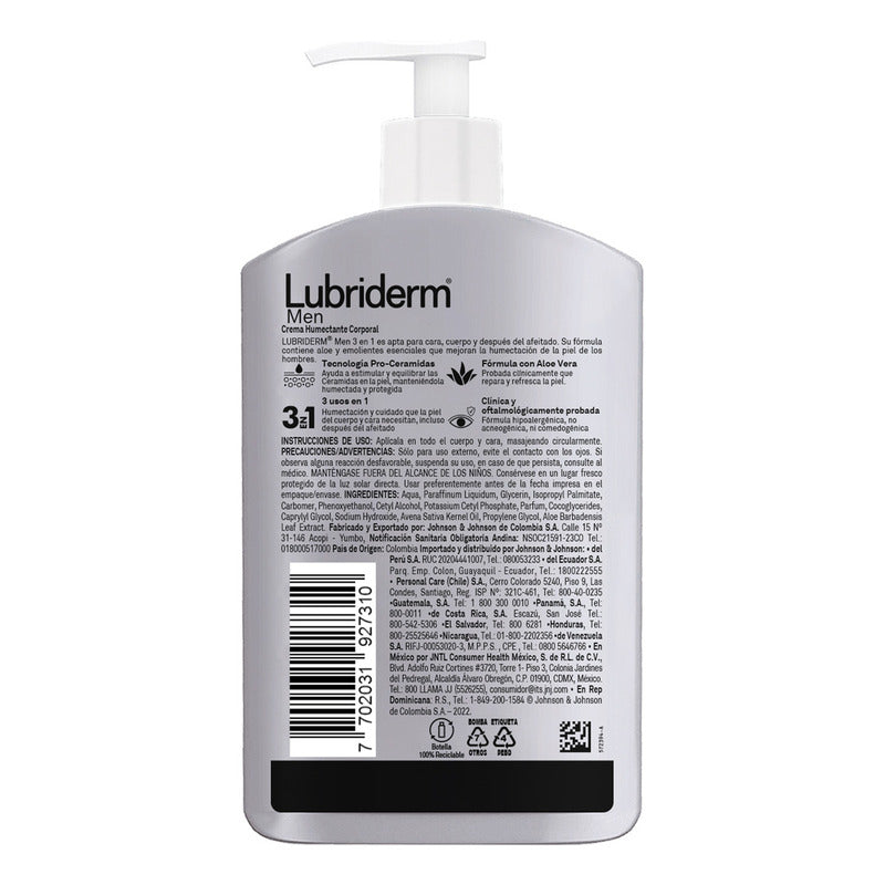 Crema Corporal Men 400 Ml Lubriderm®