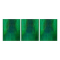Papel Holográfico Diseño Olas Color Verde 40x50cm 15pz Verde Papel Holográfico Diseño Olas Color Verde