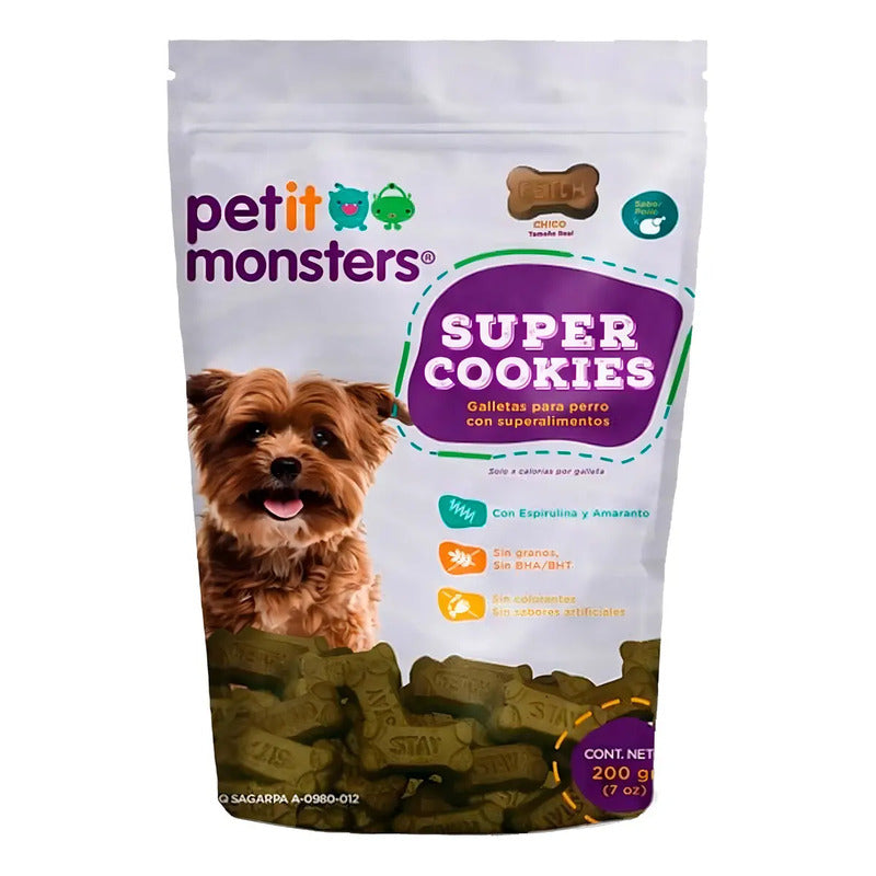 Super Galletas Para Perros De Raza Chica 200 G. Evita Estres