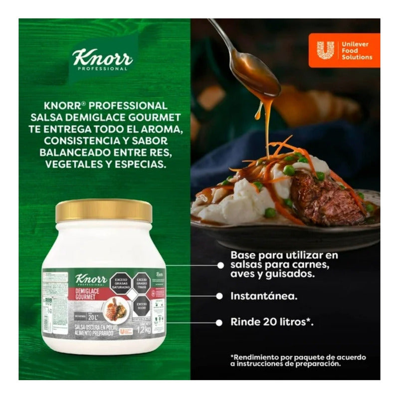Salsa Demiglace Knorr Profesional En Polvo 1.2 Kg