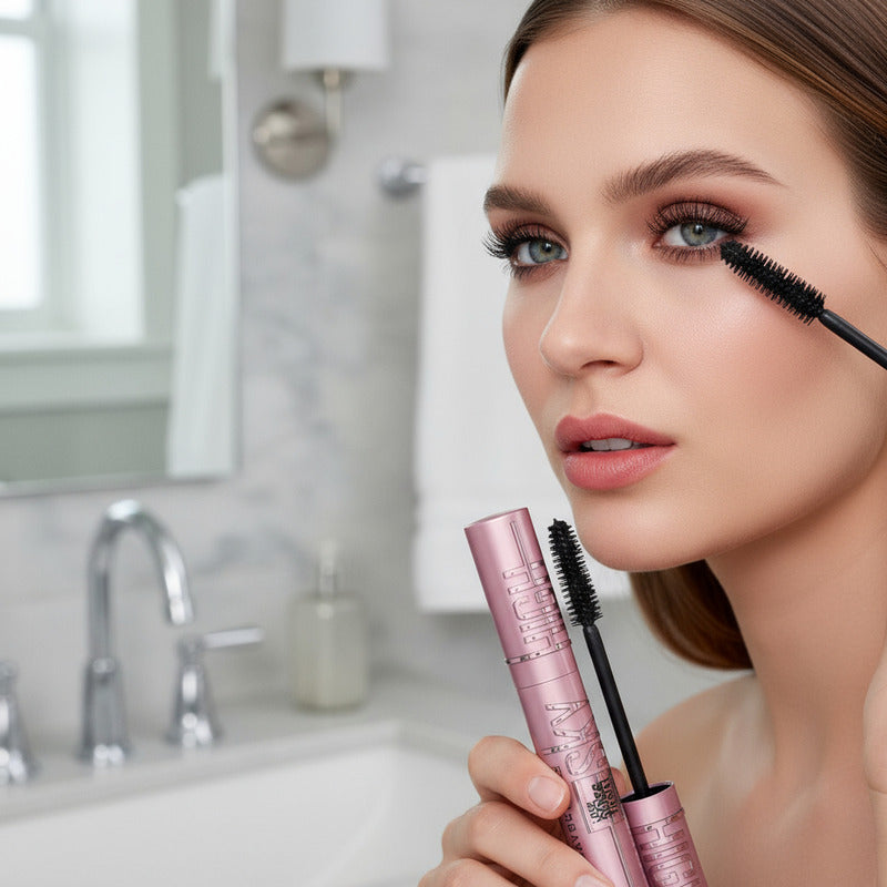 Mascara Para Pestañas Sky High Waterproof Maybelline 3 Pzas Blackest Black Waterproof