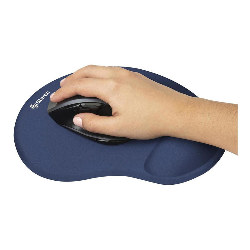 Mouse Pad Ortopédico Con Acojinamiento De Gel | Com-040 Azul