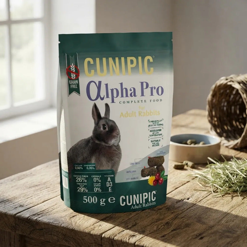 Cunipic Alpha Pro Alimento Para Conejo Adulto, 500 G