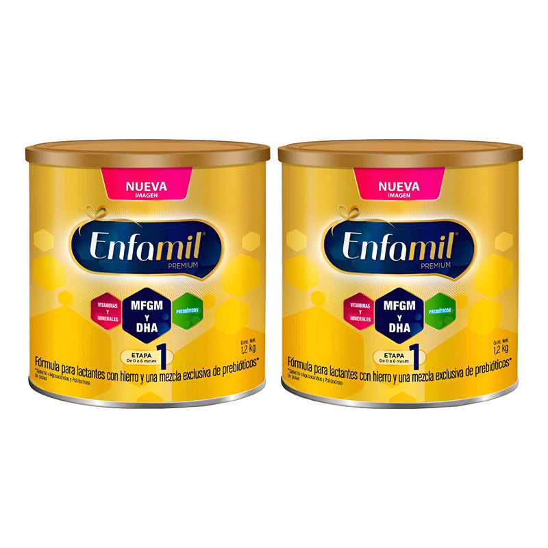 Fórmula Enfamil Promental Etapa 1 De 1.2 Kg (2pzas) Natural