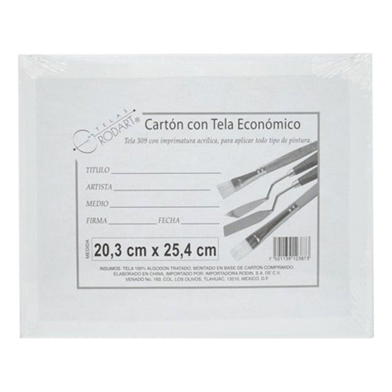 Lienzo Rodart Para Pintar 30x40cm Algodón Modelo 309 Artistas