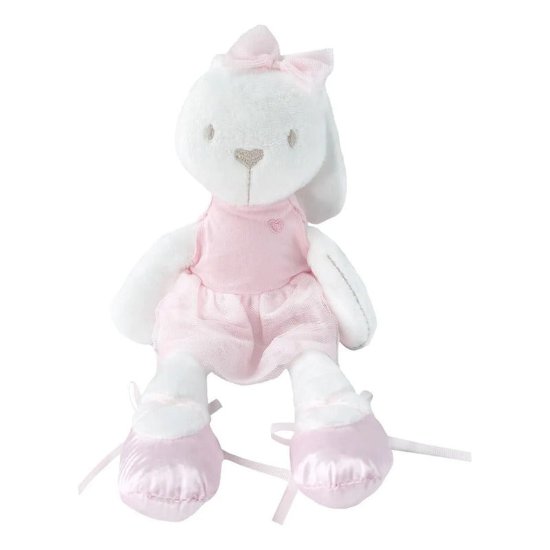 Peluche De Dara  Coneja Bailarina Rosa De 45 Cm Rosa