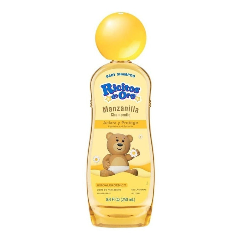 Shampoo Ricitos De Oro Manzanilla Aclara Y Protege 250 Ml