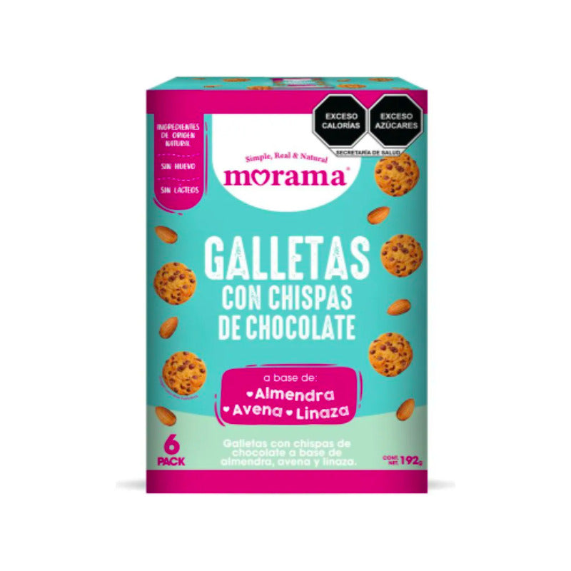 Galletas Con Chispas Chocolate Morama 1 Pieza De 192gr