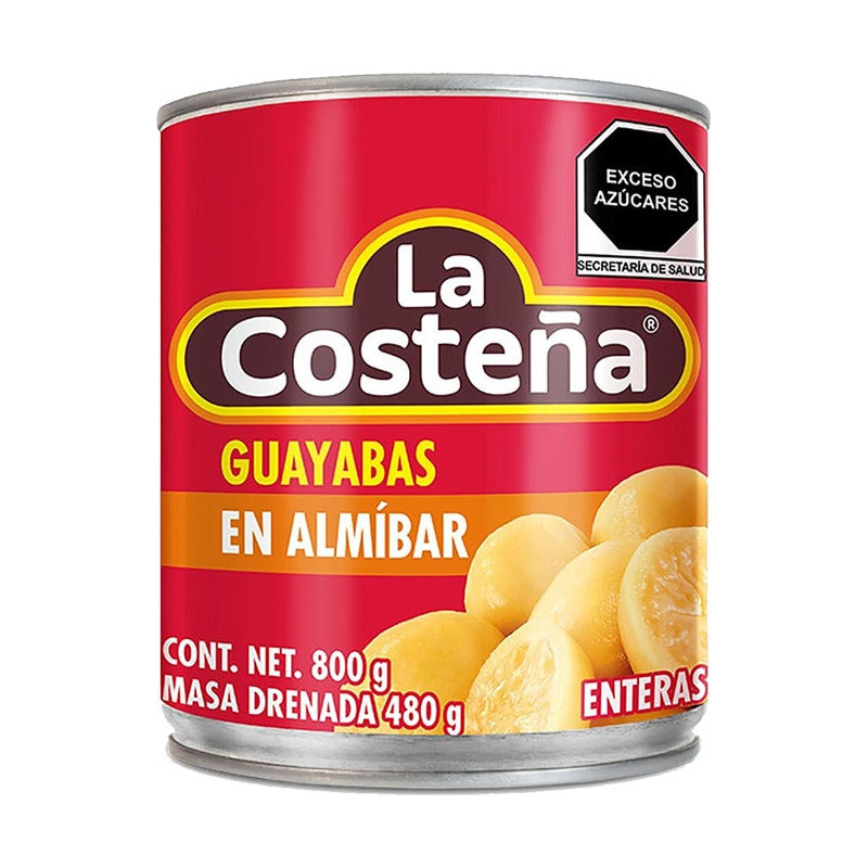 Guayabas En Almíbar La Costeña 800 G (3 Piezas)