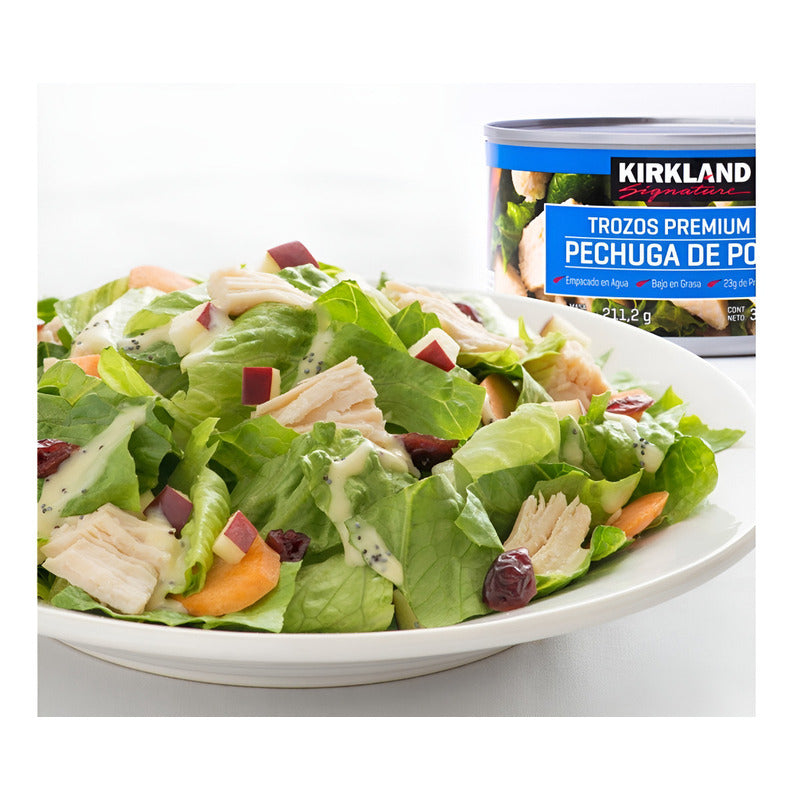 Pechuga De Pollo Enlatado En Agua Kirkland 6pz De 354gr C/u