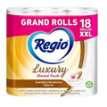 Papel Hig. Regio Luxury Almond Touch 18 Rollos (2 Paquetes)