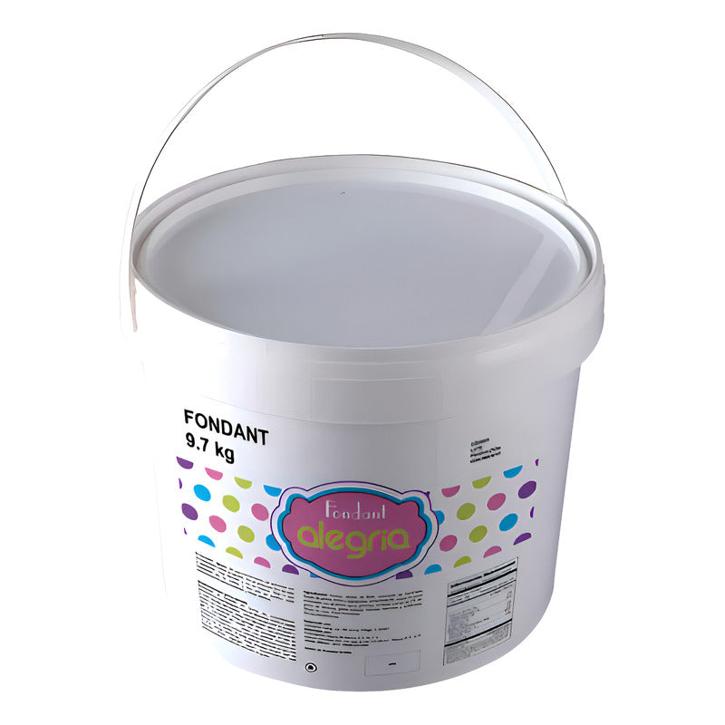 Fondant Alegria 9.7 Kg (2 Cubeta) Color Blanco