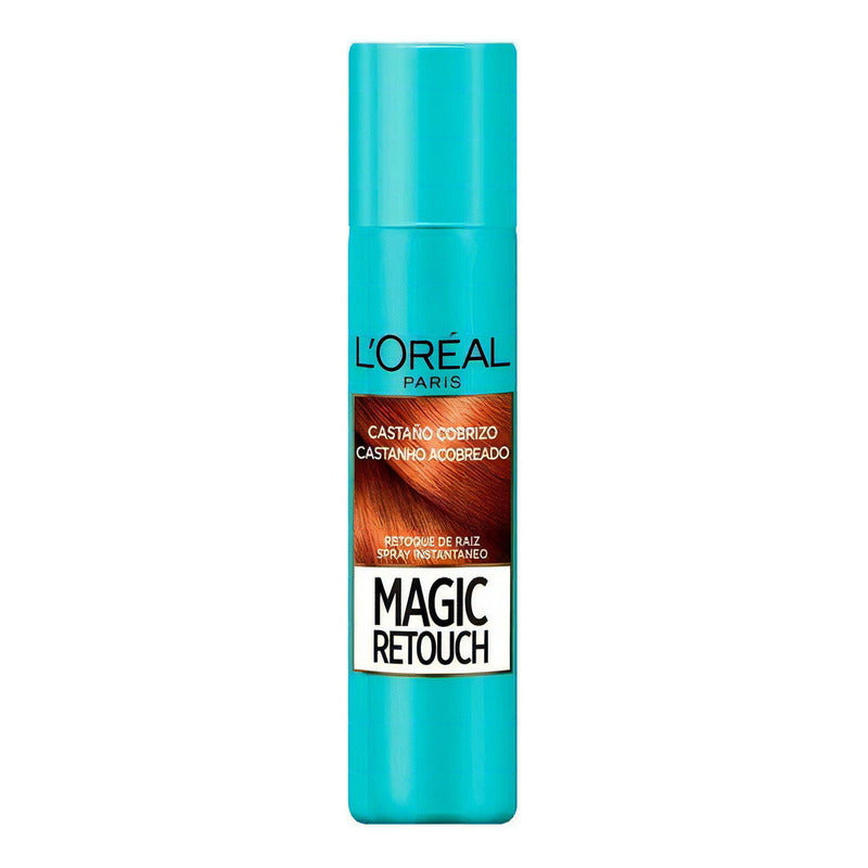 Tinte L'oréal Paris Magic Retouch Tono Castaño Cobrizo Para Cabello