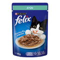 Alimento Felix Sensaciones Para Gato Adulto Sabor Atún De 85 G