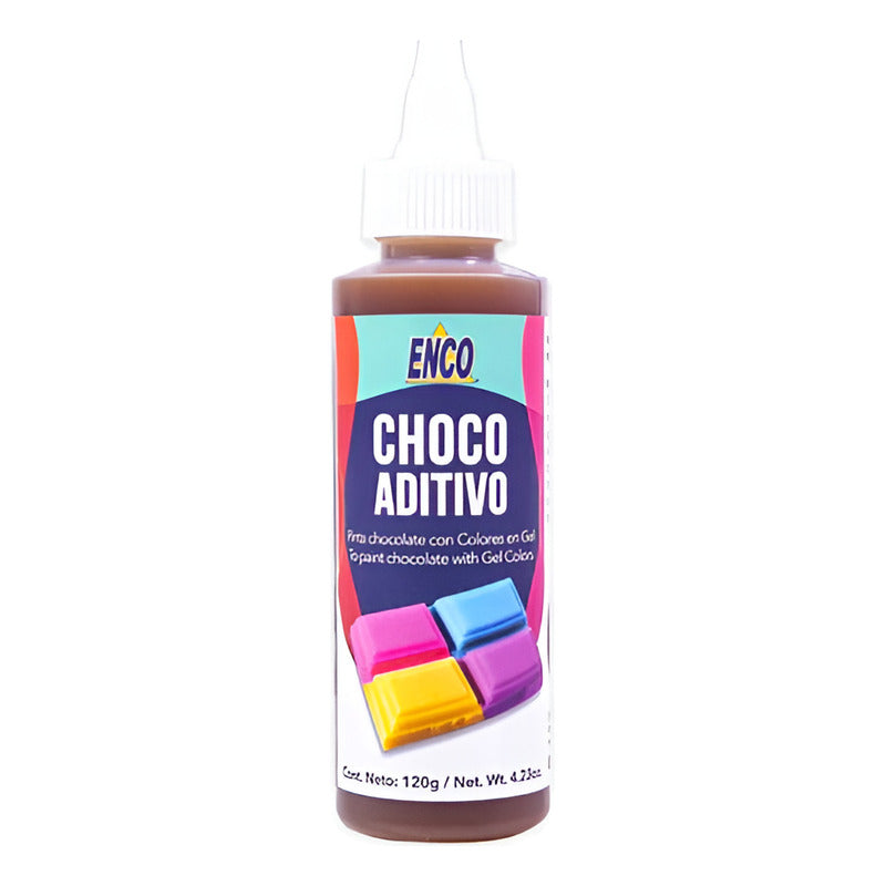 Enco  En Gel Comestible Choco Aditivo 120g (4pzs)