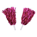 Pompones De Porrista Color Fiusha 2 Piezas De 38cm Fucsia