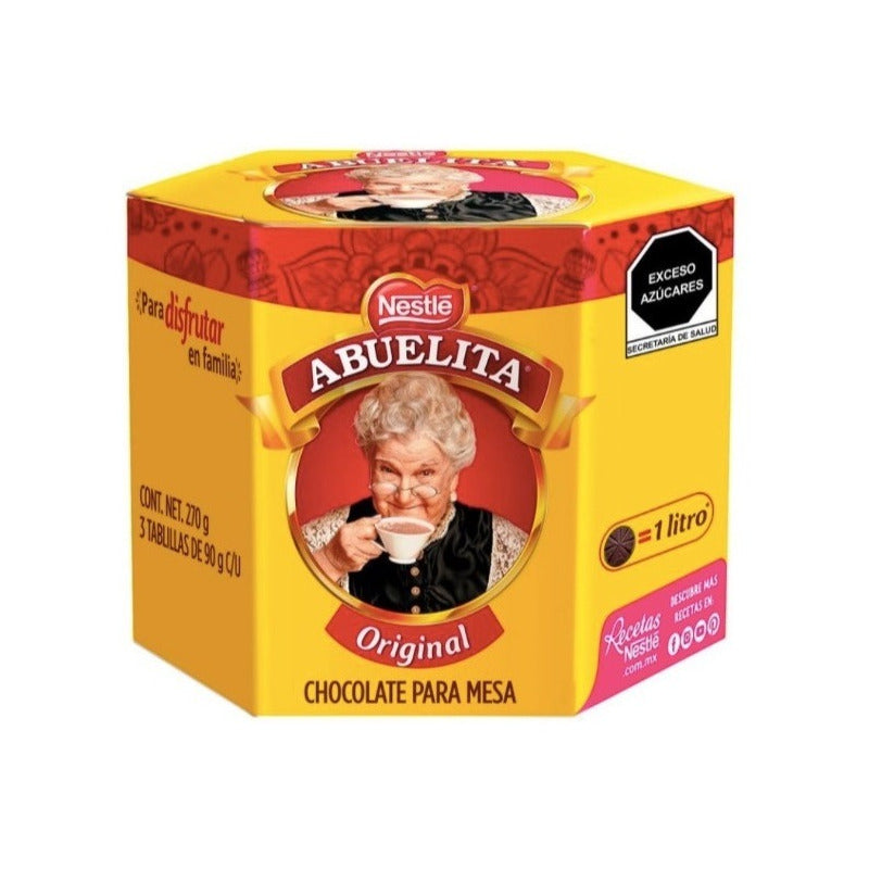 Chocolate Para Mesa Nestlé Abuelita Original 270g 12pzas
