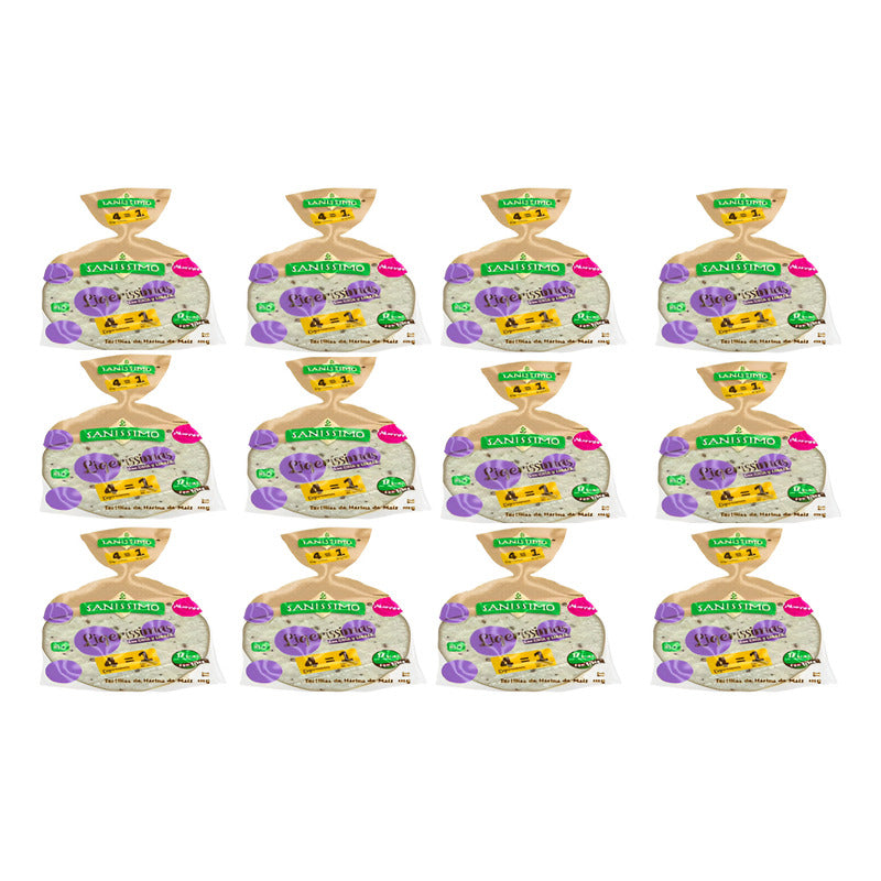Tortillas Sanissimo Ligerissimas Chía Y Linaza 12 Pz De 400g