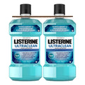 Listerine Enjuague Bucal Ultraclean 2 Piezas  De 1.5 L