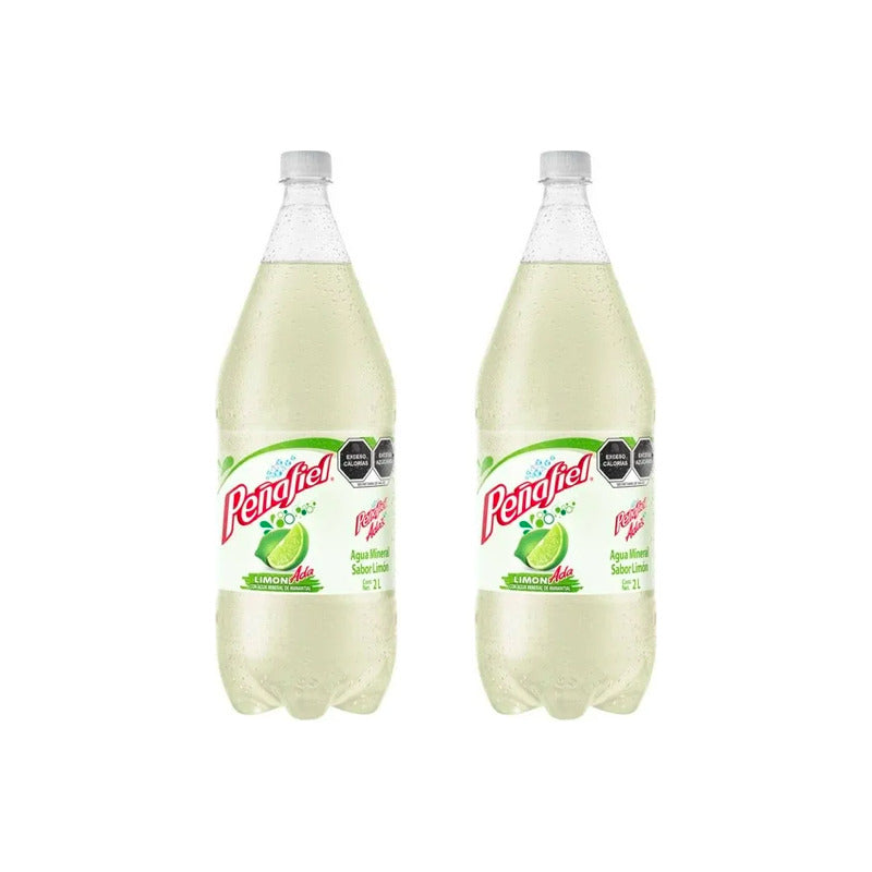 Agua Mineral Peñafiel Adas Sabor Limonada 12pzas De 2 Litros