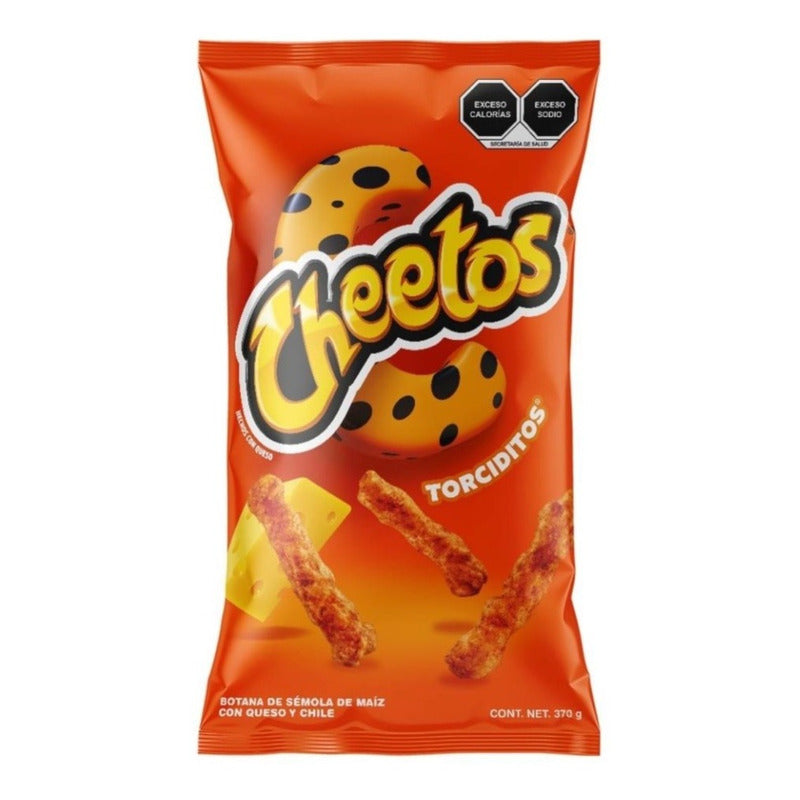 Cheetos Torciditos Torciditos Sabor Queso Y Chile 370g 3pzas