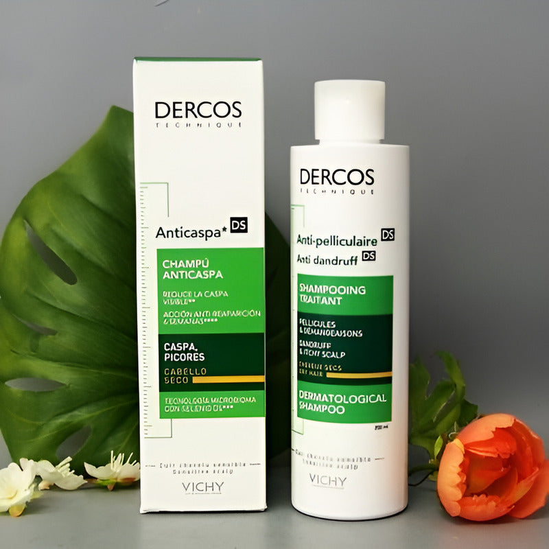 Shampoo Vichy Dercos Anticaspa 200ml Cabello Seco