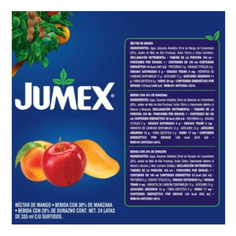 Néctar Jumex Sabores Surtidos 12 Piezas De 450 Ml C/u