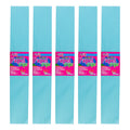 Papel Crepe Color Azul Claro De 50cm X 2m 20 Pliegos Azul Claro Papel Crepe
